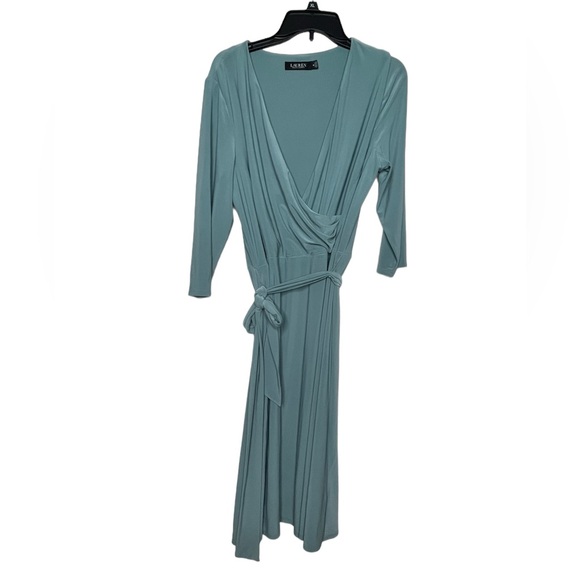 Lauren Ralph Lauren top Wrap Dress Size 16 - Picture 2 of 10